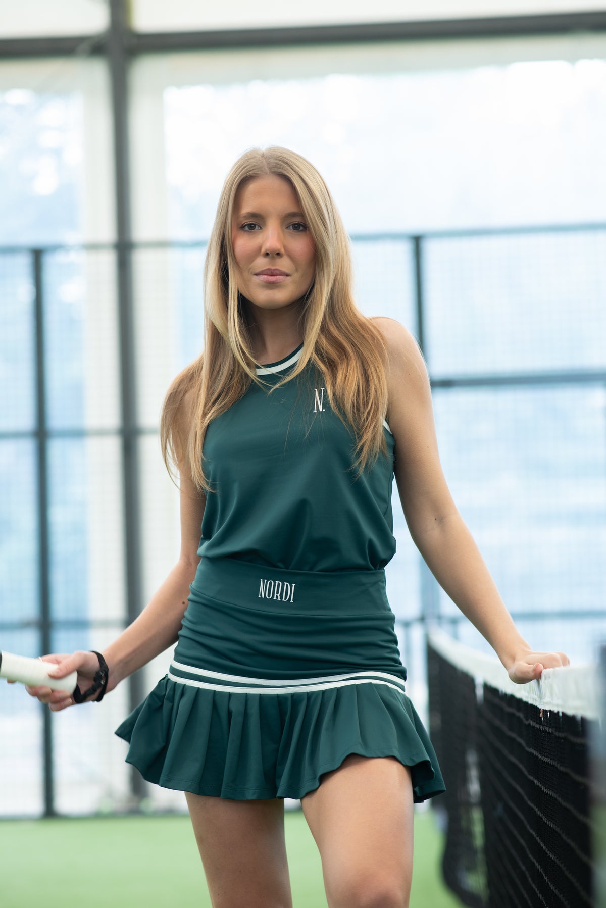 Top de alças desportivo com remates em contraste, Nordi Activewear